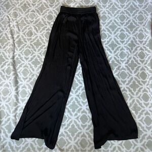 Zara Elegant Black Wide-Leg Pants